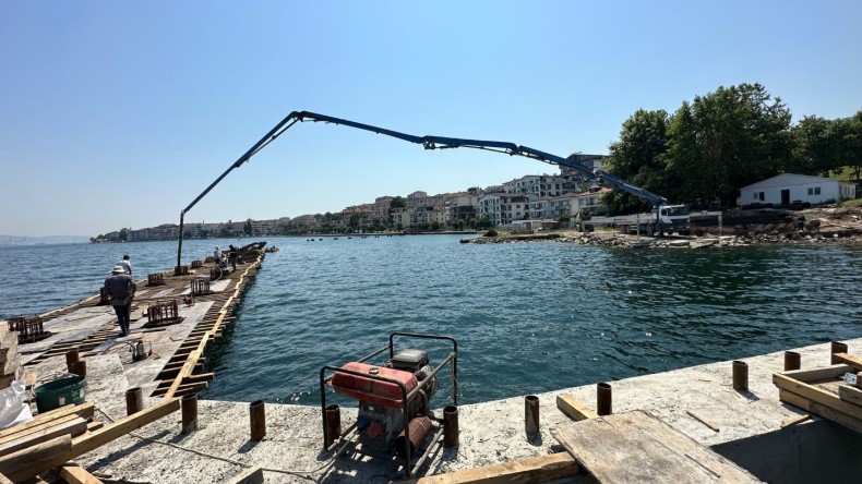 Değirmendere Çekek Yerinde Hummalı Çalışma