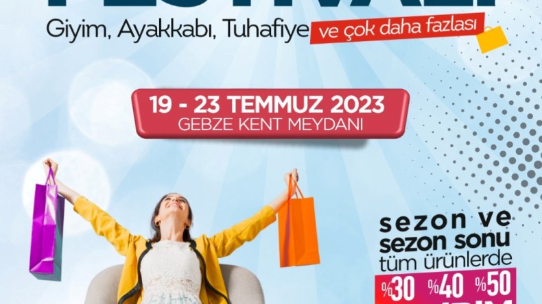 Gebze, Alışveriş Festivaliyle Şenlenecek