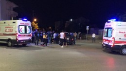 Ortalık bir anda karıştı, Düğün konvoyu önünde kavga