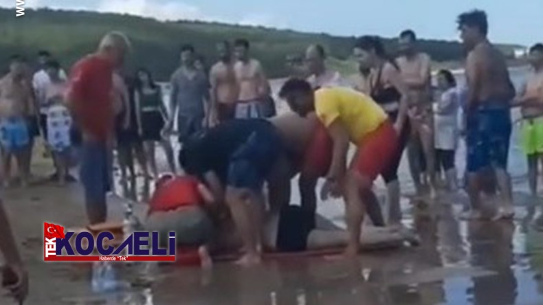 Serinlemek için denize giren 2 kişi boğulmaktan kurtarıldı