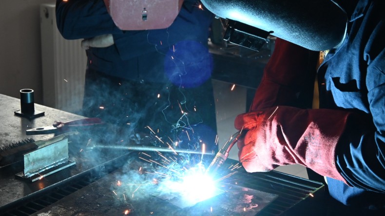 Başiskeleli Gençler Gazaltı Kaynak Kursunda