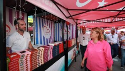 Festivalde esnaflara da yer verdi