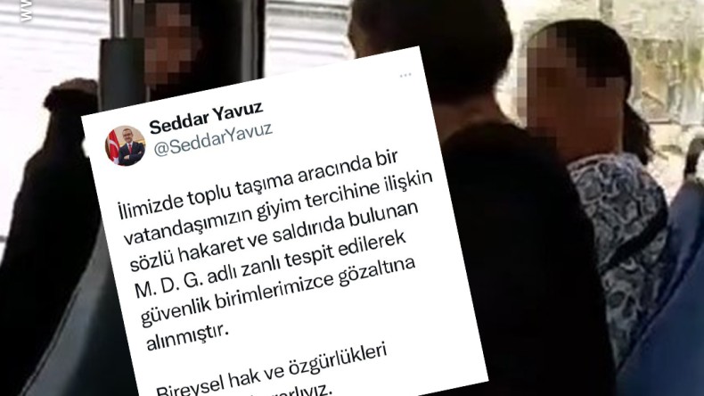 Tesettürlü kadına sözlü saldırı; Vali’den flaş açıklama