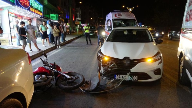 İzmit’te kaza: Baba ve kızı yaralandı