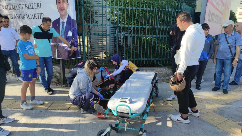 İzmit’te kaza: Motosiklet ile ticari taksi çarpıştı