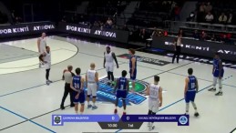 Basketbol maçında İsrail protesto edildi