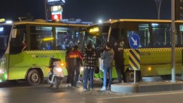 Kendisini sıkıştırdığını iddia ederek şoföre saldırdı