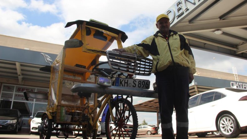 Kendi eliyle “Mercedes”ini yaptı