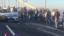 Köprüde kaza: 8 yaralı