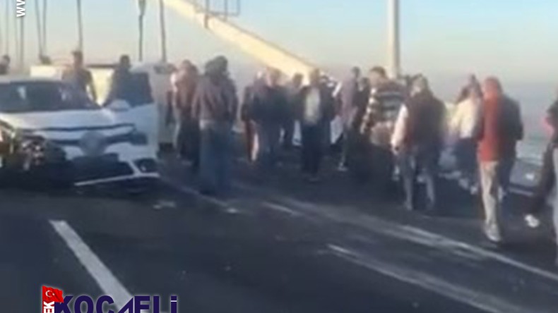 Köprüde kaza: 8 yaralı