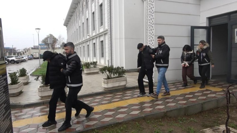 400 bin TL’lik vurgun yapan 5 şüpheli tutuklandı