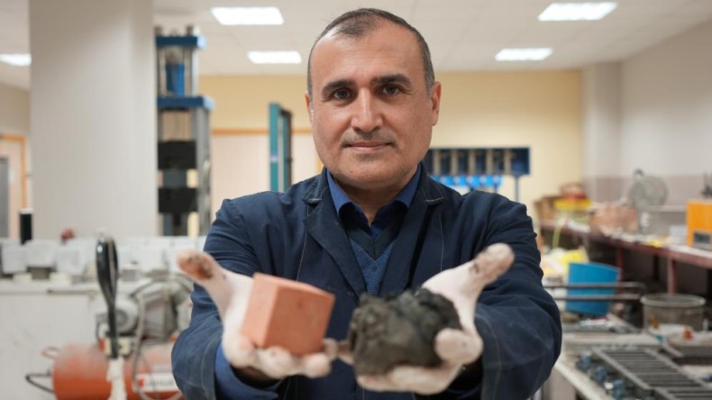 Dünyada böyle bir çalışma yok: Çamurdu, yapı malzemesi oldu