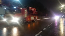 Madeni yağ fabrikasında yangın