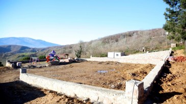 Kocaeli Büyükşehir Belediyesi Eşme Ahmediye köyünde yapıyor