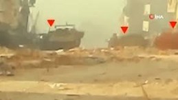 Kassam Tugayları paylaştı: İsrail’e ait zırhlı araçlar böyle vuruldu