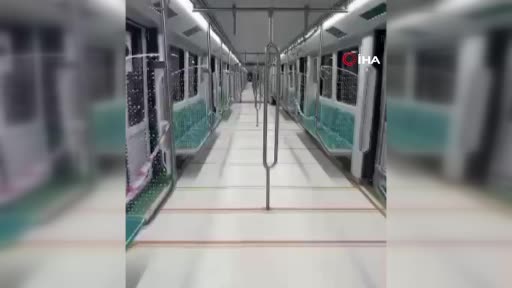 Türkiye’nin yerli ve milli sürücüsüz ilk metro aracının test sürüşü yapıldı