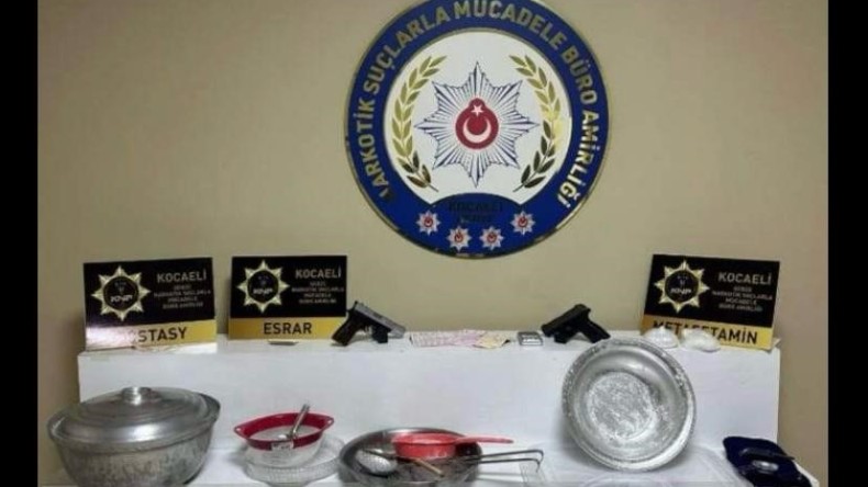 Kocaeli’nin üç ilçesinde uyuşturucu operasyonu: 4 tutuklama