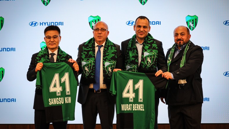 Kocaelispor ile Hyundai arasında sponsorluk anlaşması imzalandı