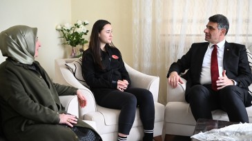 Başkan Kocaman, “İşte benim kızım”