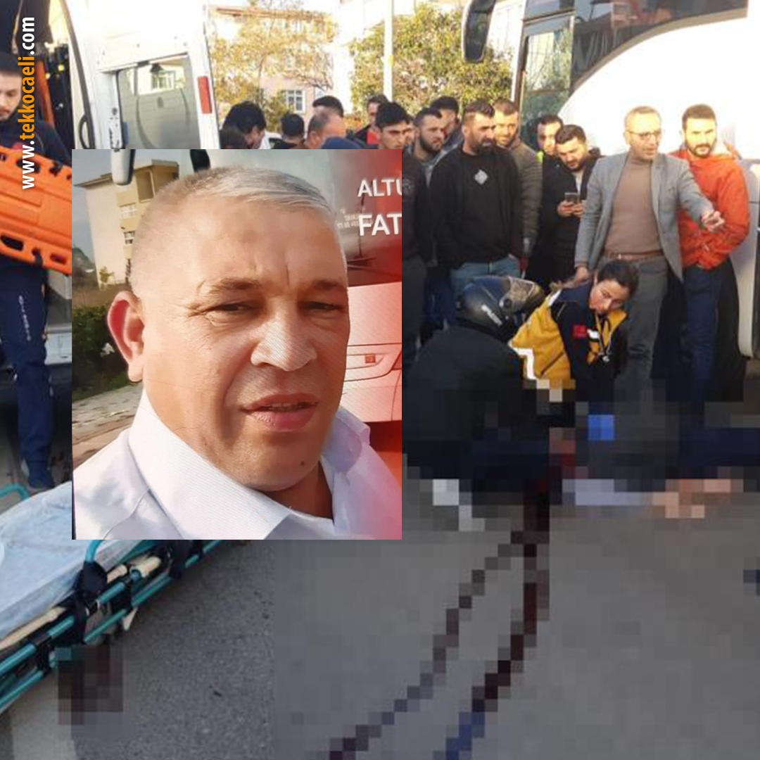 Kocaeli’de ŞOK! Servis şoförü öldürüldü