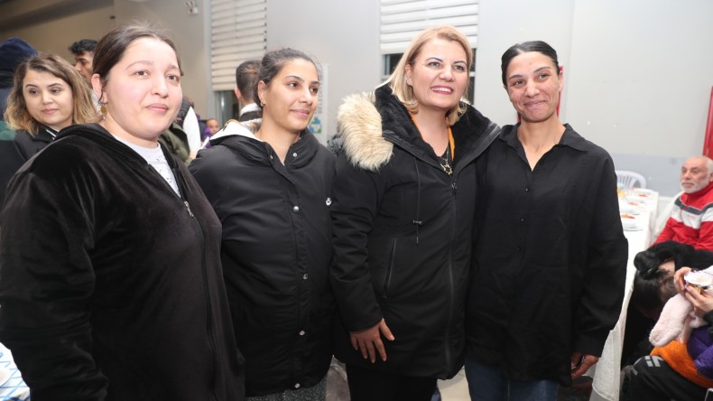 Yenidoğan ve Serdar’lı vatandaşlarla yemekte buluştu