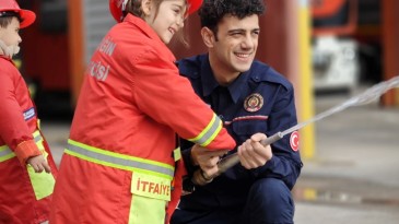 İtfaiyenin minik ziyaretçileri