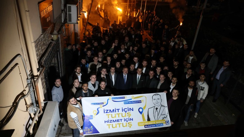 Ak Gençlerden Tutuş’a tam destek