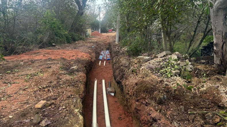 Altyapı hizmetleri kırsala kadar uzandı, Büyükşehir çalışıyor