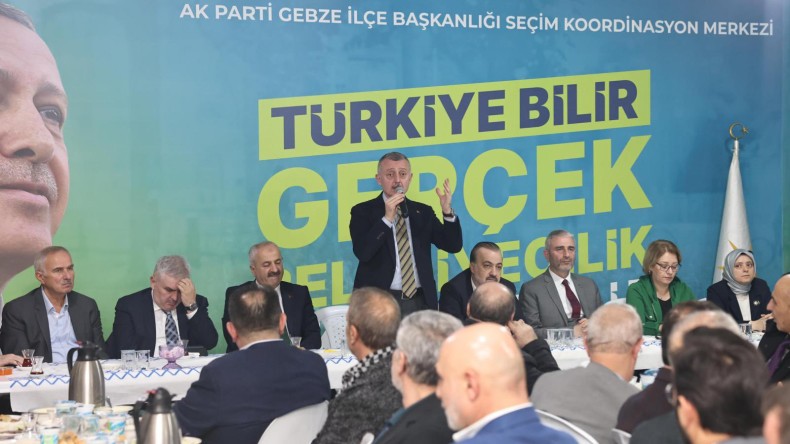 Büyükakın istişare toplantılarında konuştu