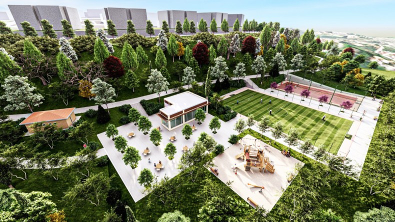 Gündoğdu’ya yapılacak park bittiğinde göz kamaştıracak
