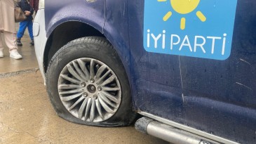 Gencay Yıldıztekin’in seçim aracına saldırı