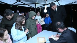 Gençlerden Kocaman’a destek