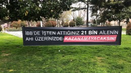 Büyükşehir önünde eylem; “ahımızı aldınız, kazanamayacaksınız”