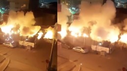 Elektrik kabloları bomba gibi patladı: 10 sokak karanlığa gömüldü