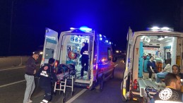 Araç takla attı: Çok sayıda yaralı var