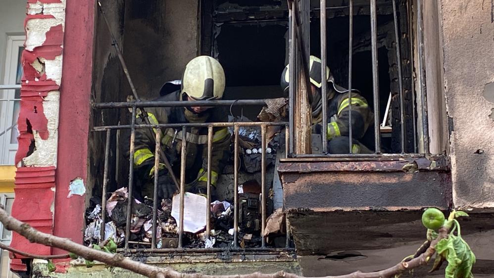 İzmit’te korkutan yangın: Bina tahliye edildi
