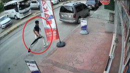 Pompalı tüfekli saldırgan ateş etti, bir kişiyi kovaladı