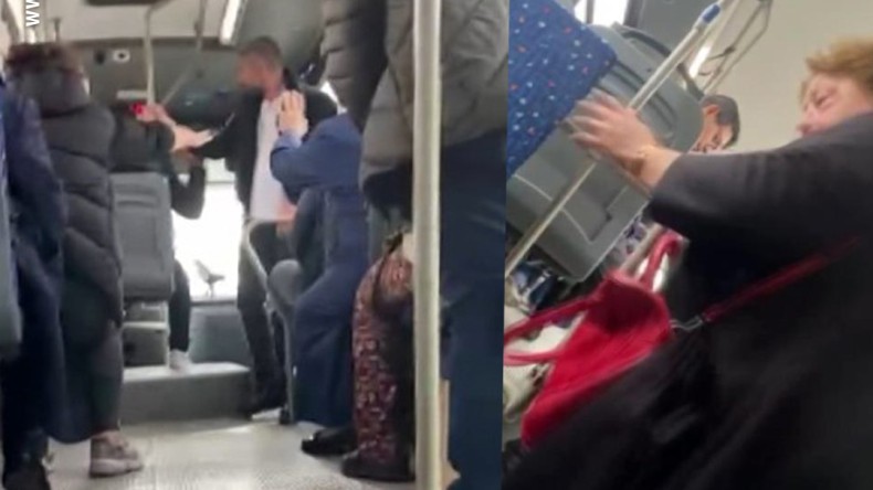 Özel halk otobüsünde yolcular ayaklandı