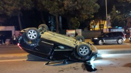 Bir garip kaza; Görenler şaştı kaldı