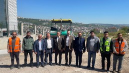 Başkan Yardımcısı Obuz, Şehir Hastanesi bağlantı yolunda incelemelerde bulundu