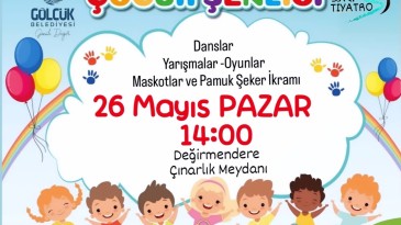 Gölcük’te çocuk şenliği başlıyor