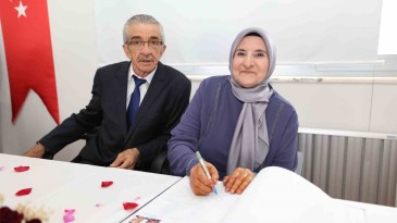 Huzurevinde tanışıp dünya evine girdiler