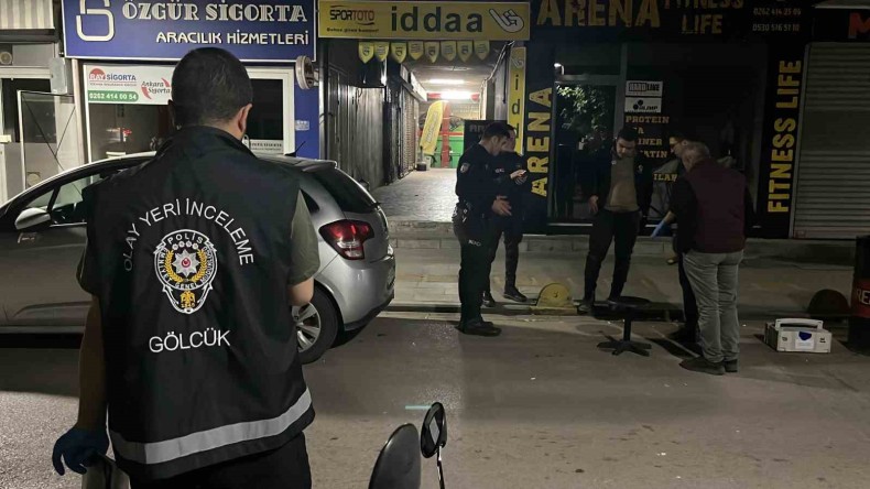 Gölcük’te kavga: İş yerinde silahla vuruldu
