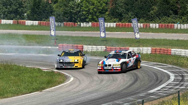 Drift araçları tozu dumana kattı: Mücadele nefes kesti