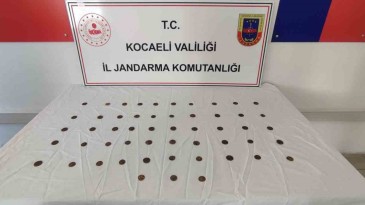 Antik Yunan dönemine ait sikkelerle yakalandı