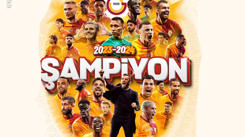 Sarı kırmızı şampiyon Cimbom