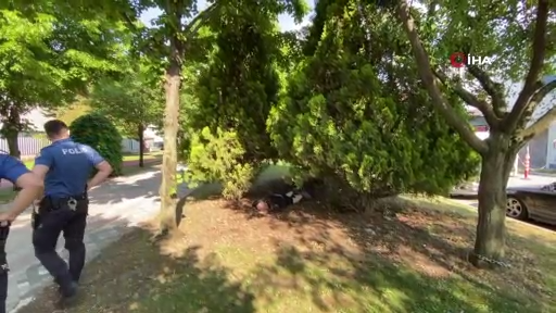 Alkolden ayakta duramadı, ’Tansiyonum var’ dedi