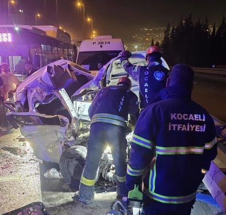 Kocaeli’deki feci kazadan acı haberler