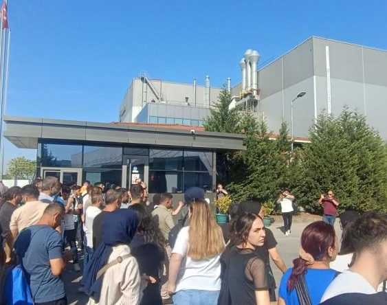 Fabrikada eylem: İşçiler ayaklandı