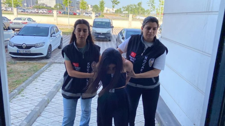 Kadın dehşet yaşattı, tutuklandı